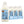Camel milk bottles with blue labels and a '12 Pack' box on a white background
