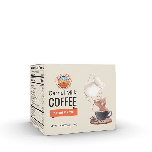 Camel Milk Coffee Instant Premix (12 Sachets)