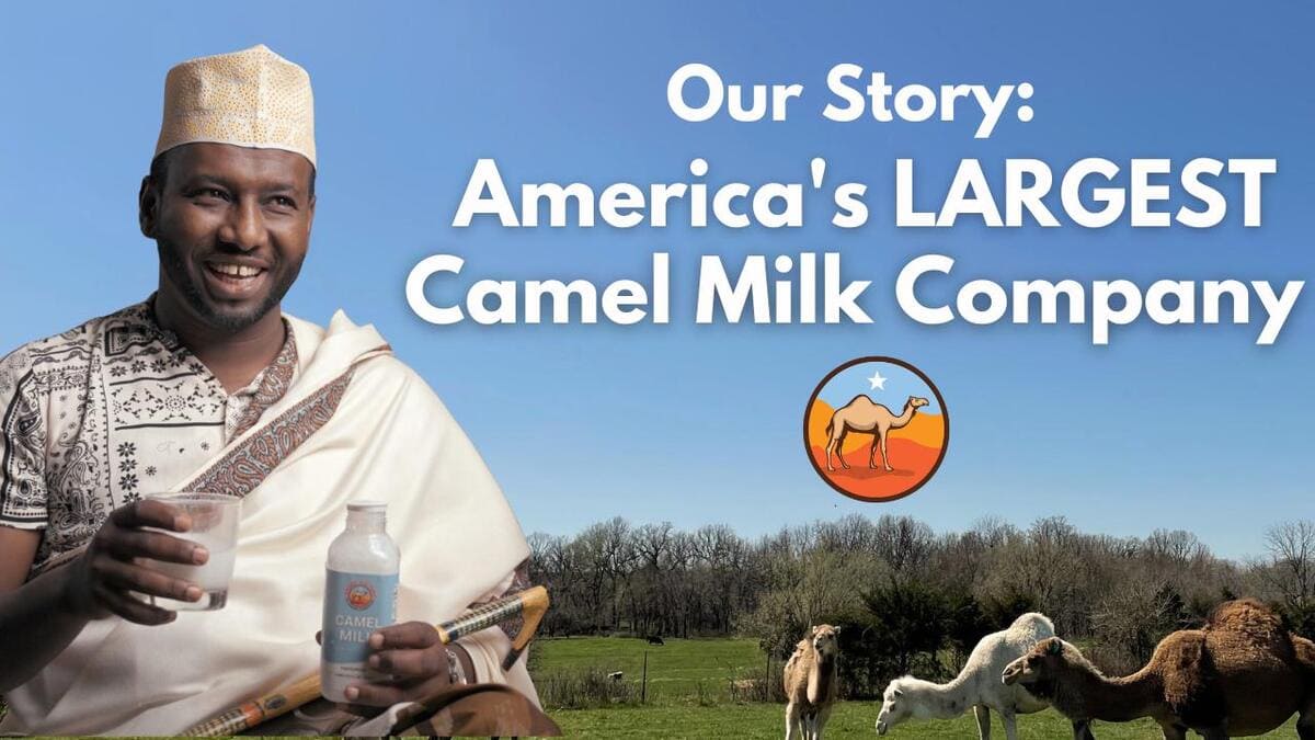 Youtube thumbnail of "Our story: America's Largest Camel Milk Company"