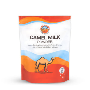 A bag of camel milk powder (200g) from Camel Culture.